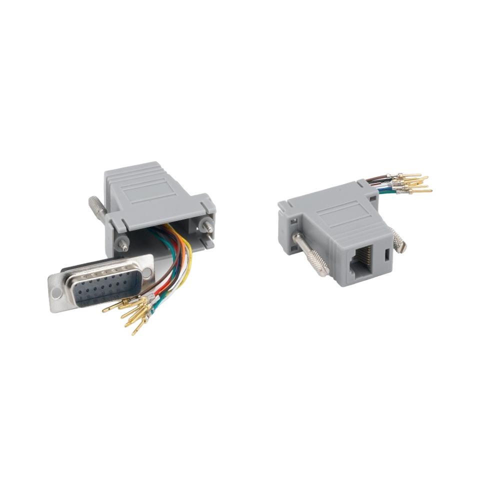 MODULAR ADAPT DSUB DB15 TO RJ45