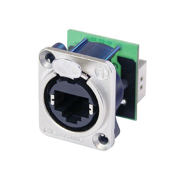 RJ45 feedthrough receptacle, D-s