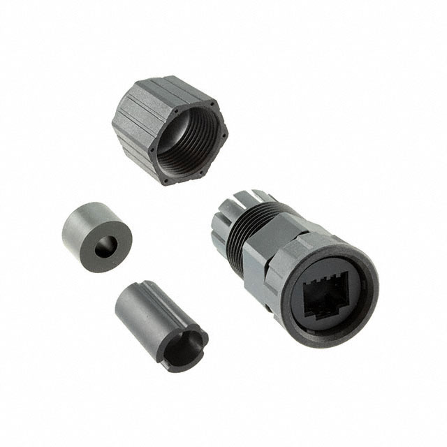 CONN MOD PLUG HSG RJ45 BLACK CONN MOD PLUG HSG RJ45 BLACK