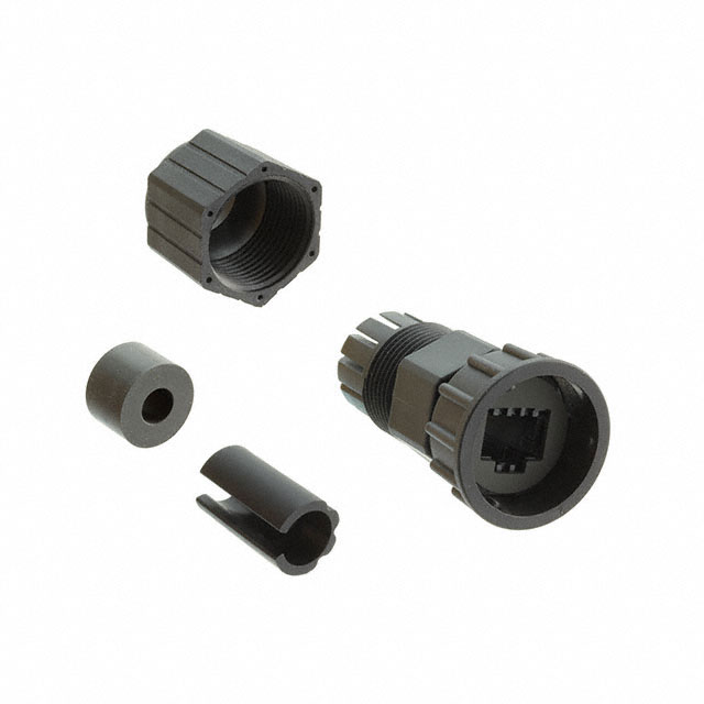 CONN MOD PLUG HSG RJ45 BLACK CONN MOD PLUG HSG RJ45 BLACK