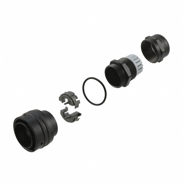 CONN MOD PLUG HSG RJ45 BLACK