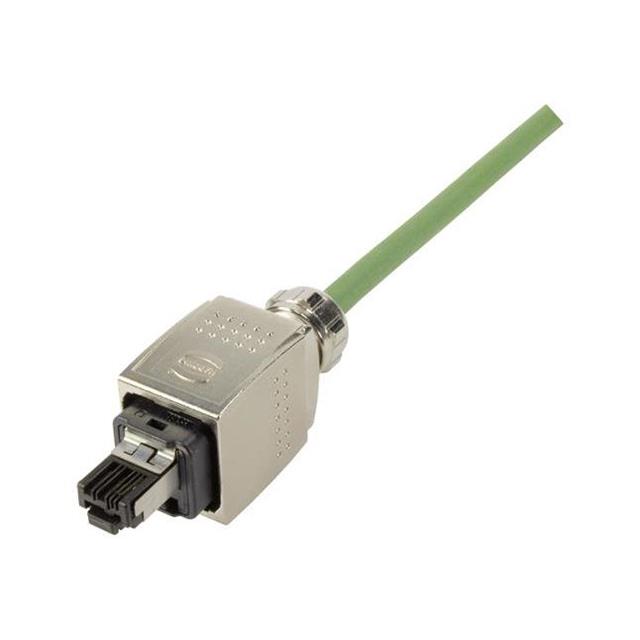 HAN PP V14 RJ45 PLUG PN METAL 4-