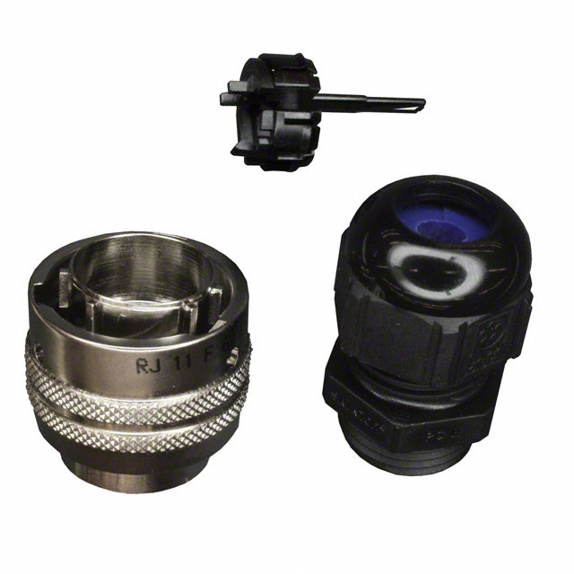 CONN MOD PLUG HSG RJ11 SILVER