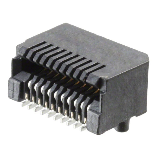 CONN SFP+ RCPT 20POS SLD R/A SMD