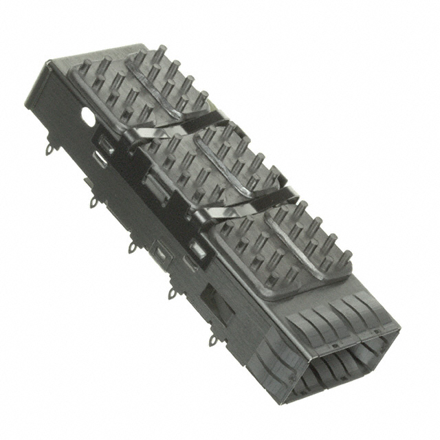 CONN QSFP+ CAGE W/HSINK PRESS RA