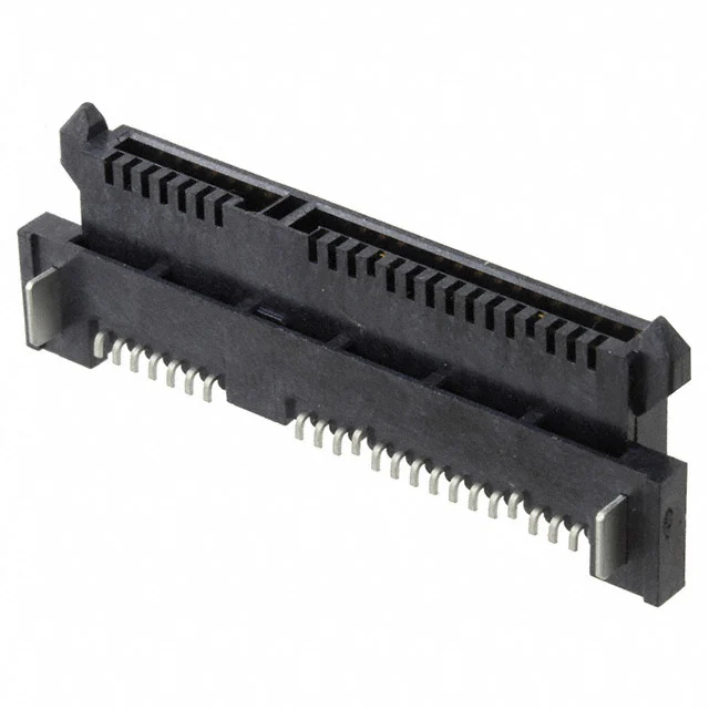 CONN SATA RCPT 22POS SLD R/A SMD