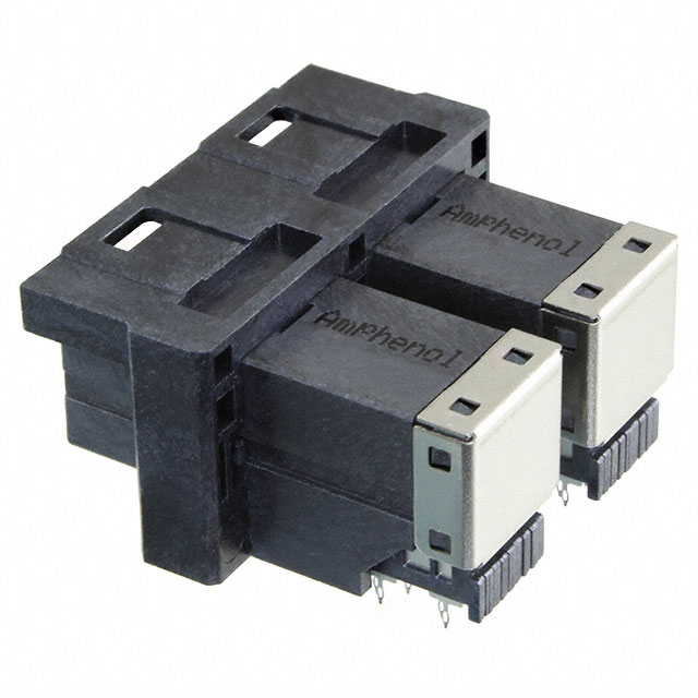 CONN MINI HD SAS RCPT 1X2 72P RA CONN MINI HD SAS RCPT 1X2 72P RA