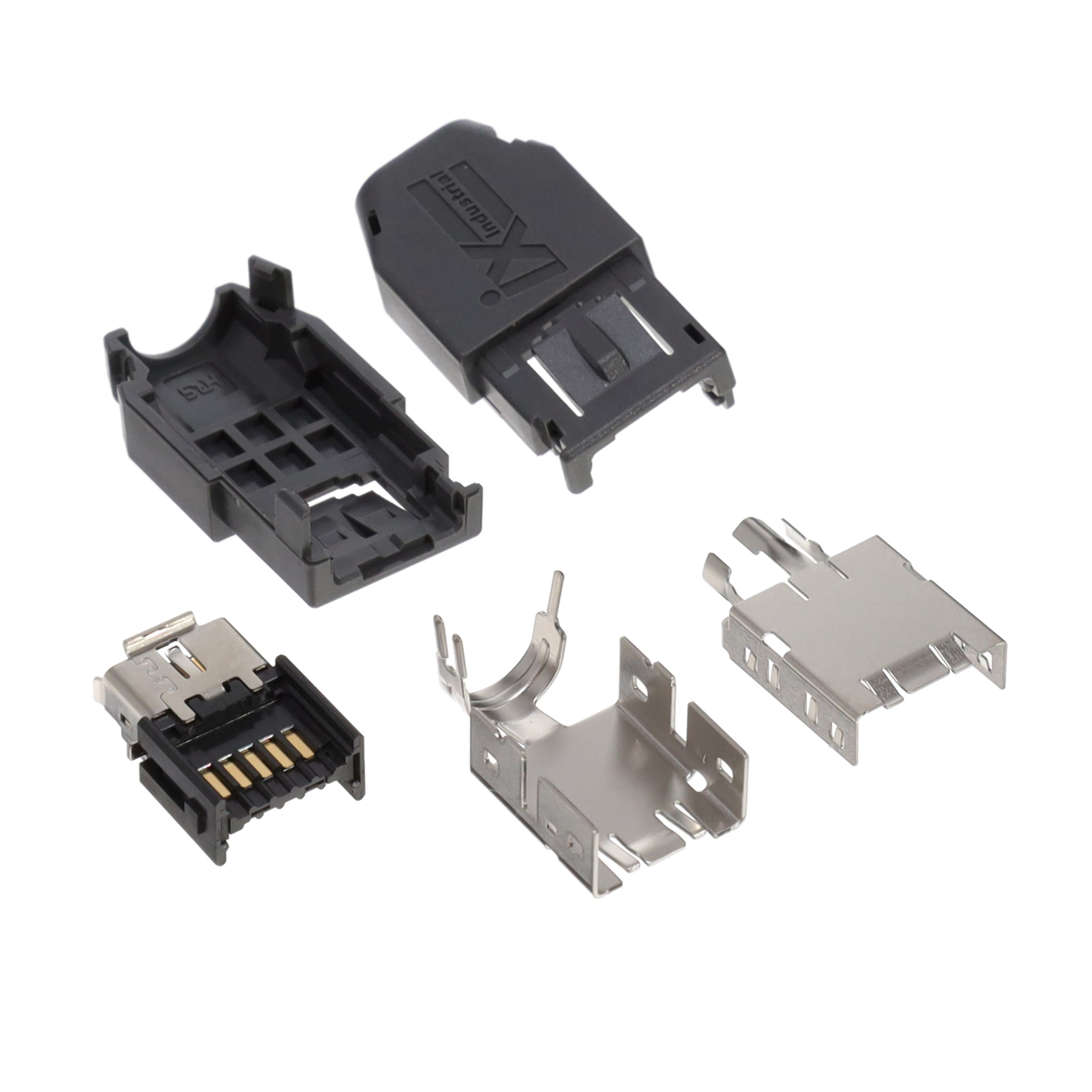 CONN PLUG SLDR TYPE A 10POS MALE