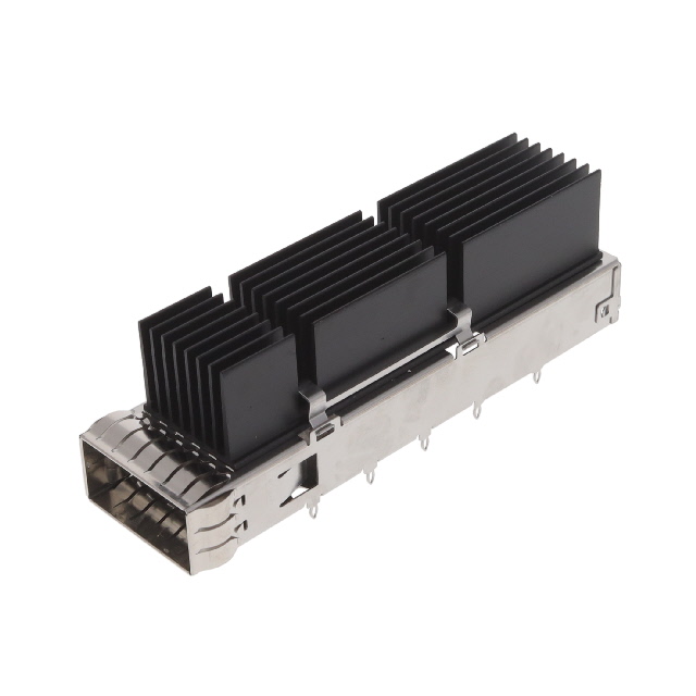 QSFP-DD 1X1, STANDARD, W/ EXTRUD