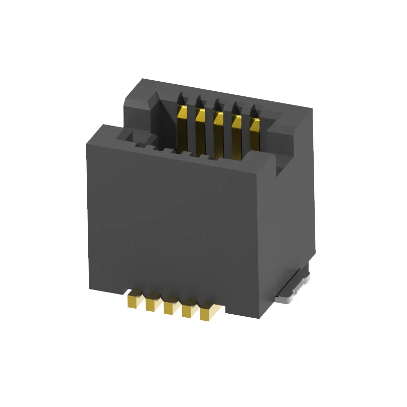 CONN PLUG 10POS SMD GOLD