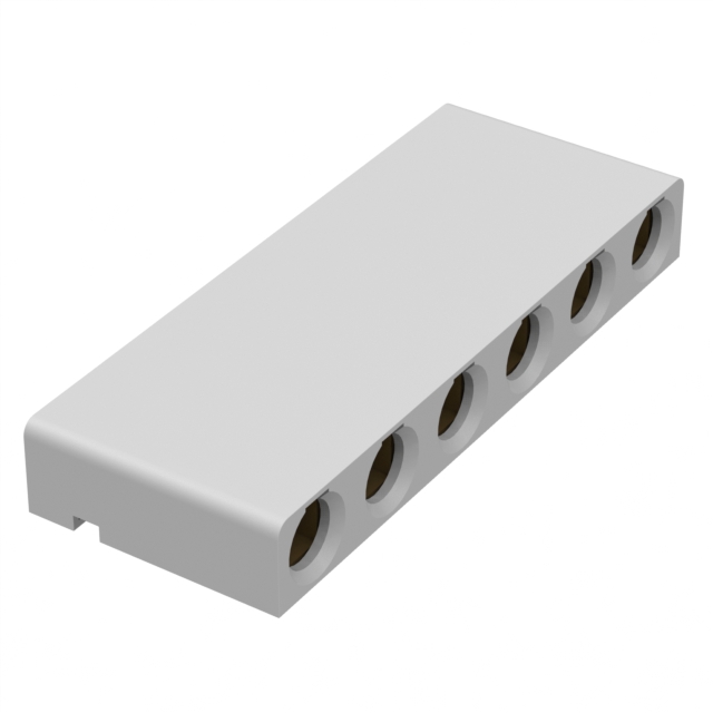 6POS HORIZONTAL POKE-HOME 4MM PI