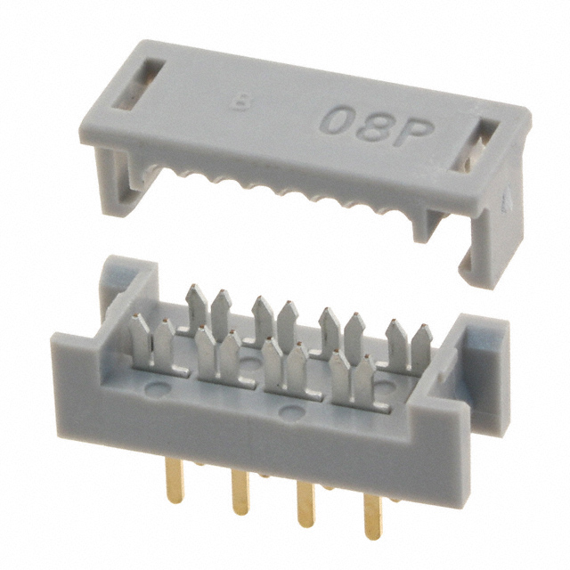 CONN DIP HDR IDC 8POS VERT