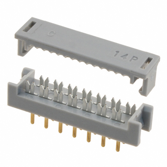CONN DIP HDR IDC 14POS VERT