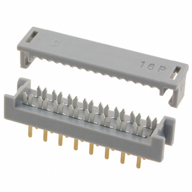 CONN DIP HDR IDC 16POS VERT