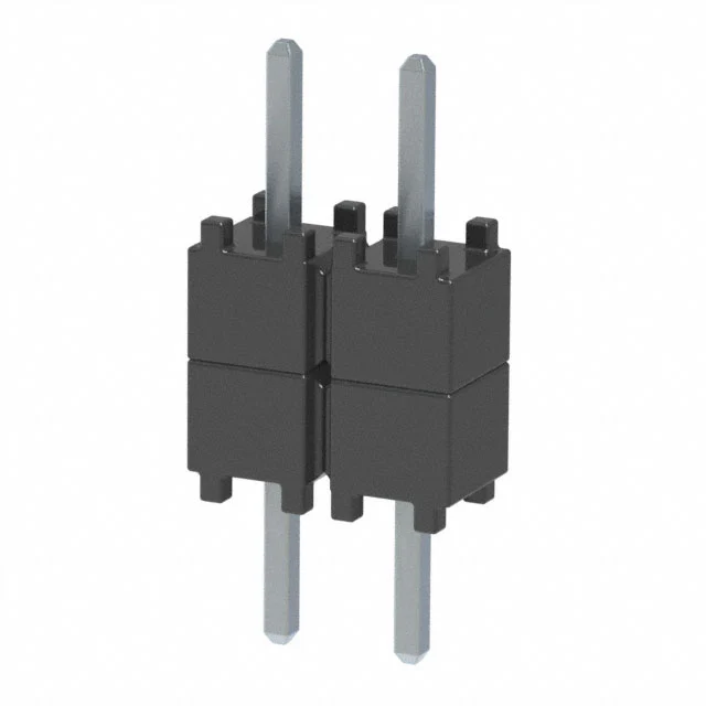 CONN HDR 2POS 0.1 STACK T/H TIN