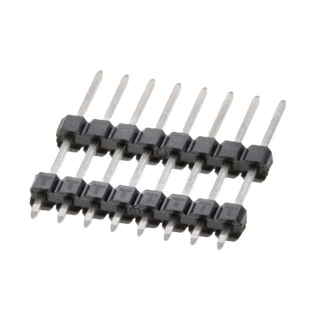 CONN HDR 8POS 0.1 STACK T/H TIN