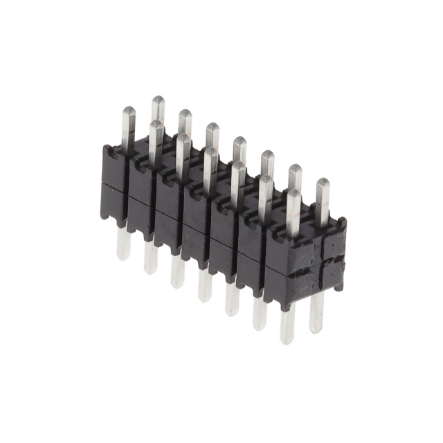 CONN HDR 14POS 0.1 STACK T/H TIN