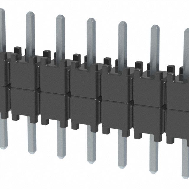 CONN HDR 16POS 0.1 STACK T/H TIN