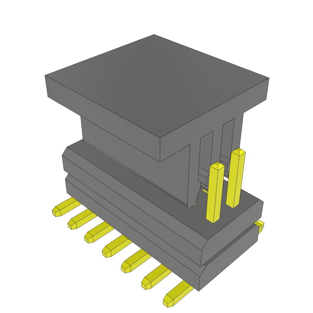 CONN HDR 14POS 0.039 STACK SMD