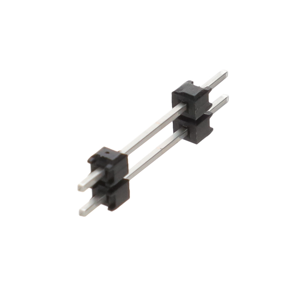 CONN HDR 2POS 0.1 STACK T/H TIN