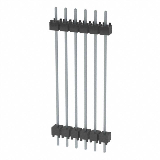 CONN HDR 6POS 0.1 STACK T/H TIN