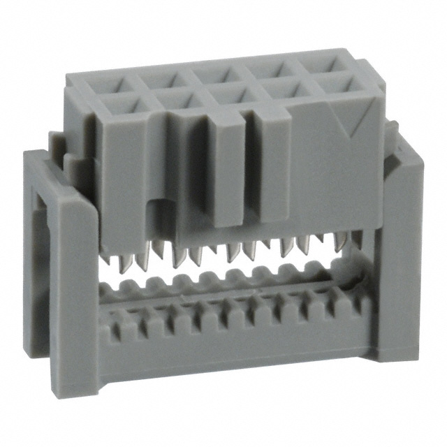 CONN RCPT 10P IDC 26-28AWG GOLD