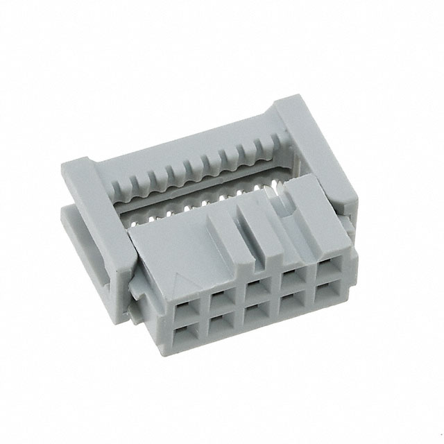 CONN RCPT 10P IDC 26-28AWG GOLD