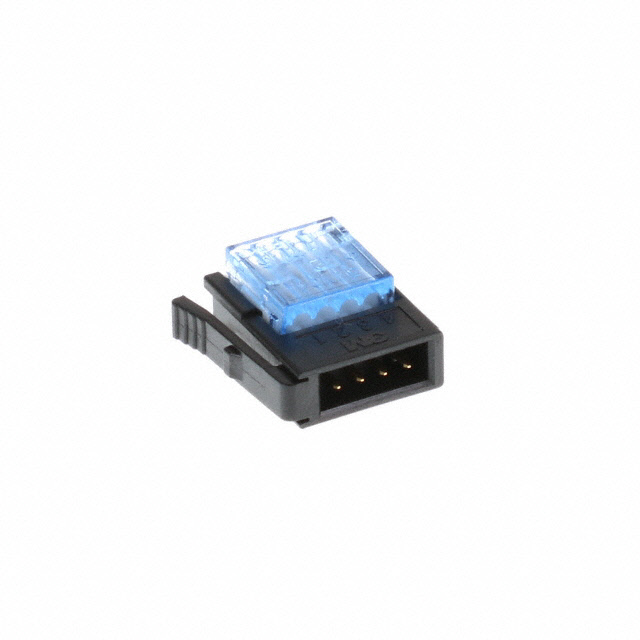 CONN PLUG 4POS IDC 20-22AWG GOLD