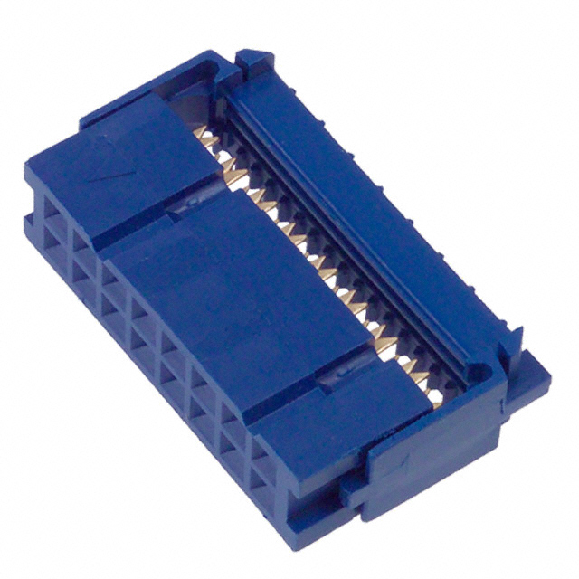 CONN RCPT 16POS IDC GOLD