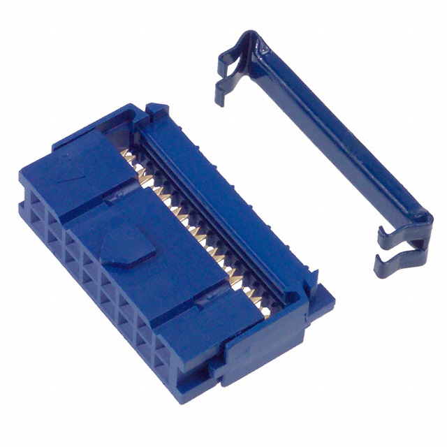 CONN RCPT 16POS IDC GOLD