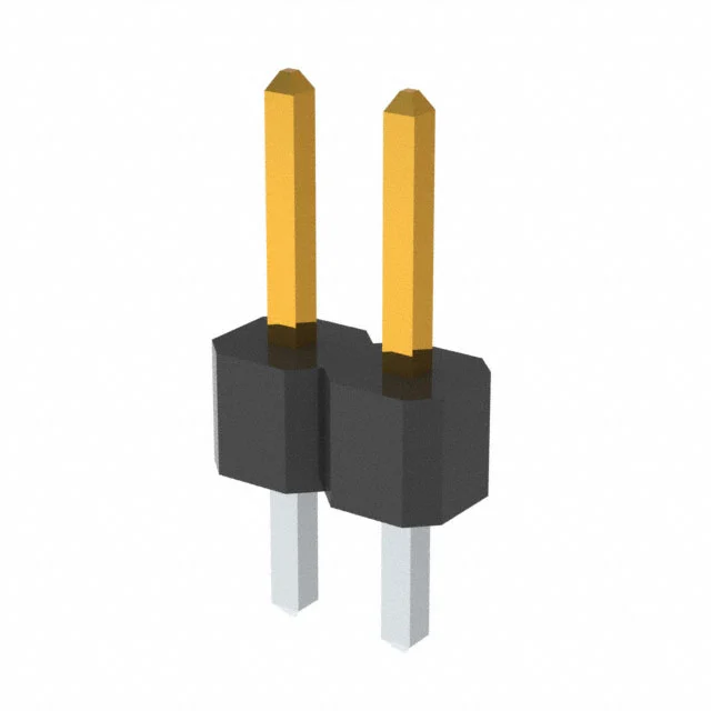 CONN HEADER VERT 2POS 2.54MM