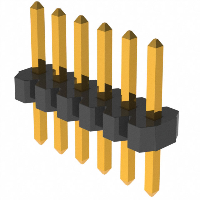 CONN HEADER VERT 6POS 1.27MM