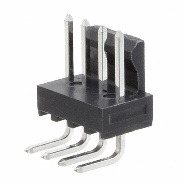 CONN HEADER R/A 4POS 2.54MM CONN HEADER R/A 4POS 2.54MM