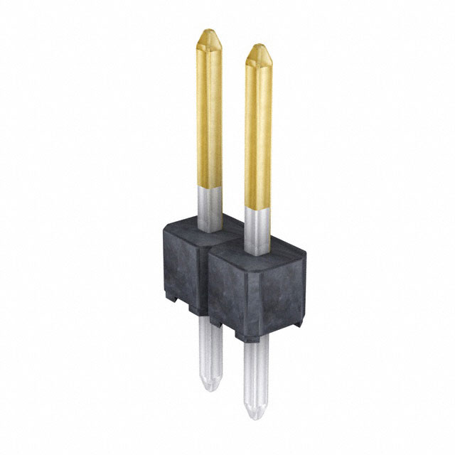 CONN HEADER VERT 2POS 2.54MM