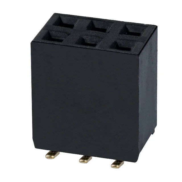 CONN HDR 6POS 0.1 GOLD SMD