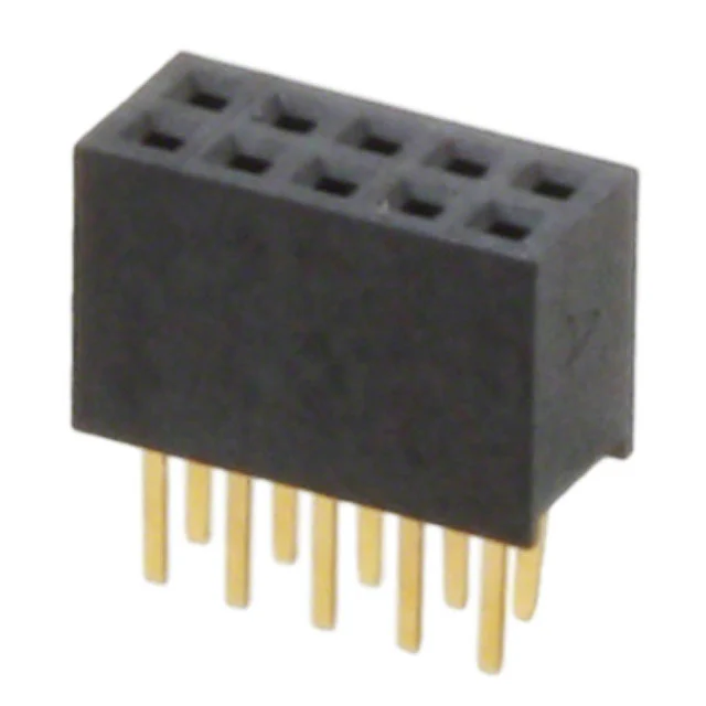 CONN RCPT 10POS 0.05 GOLD PCB CONN RCPT 10POS 0.05 GOLD PCB