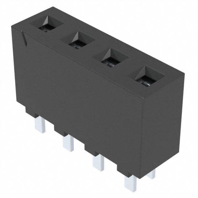 CONN RCPT 4POS 0.156 TIN PCB