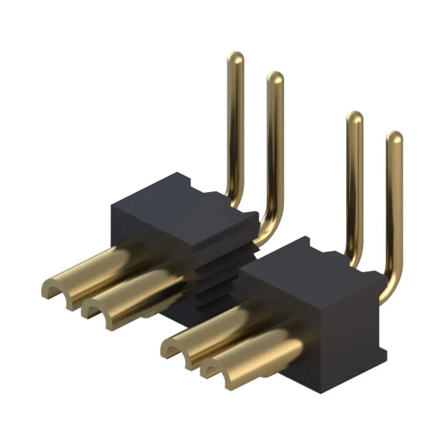 CONN HDR STRIP SOLDER 8POS GOLD