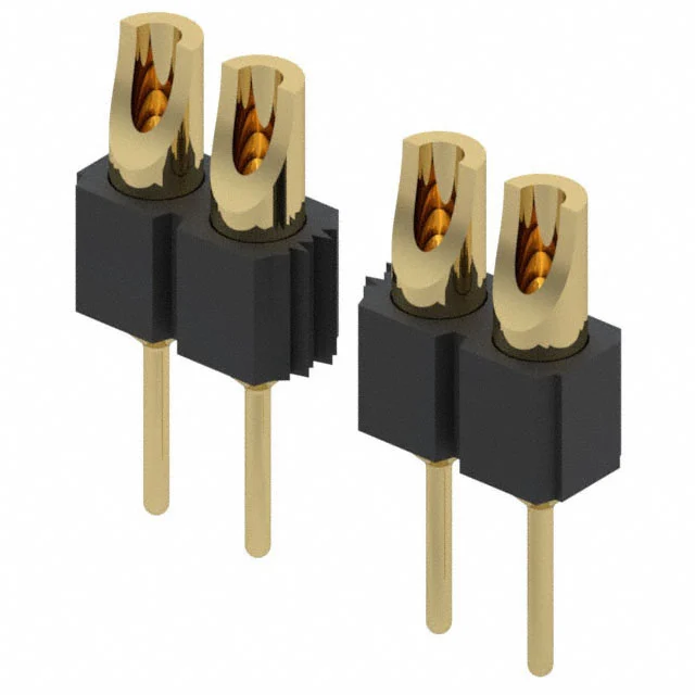 CONN HDR STRIP SOLDER 7POS GOLD