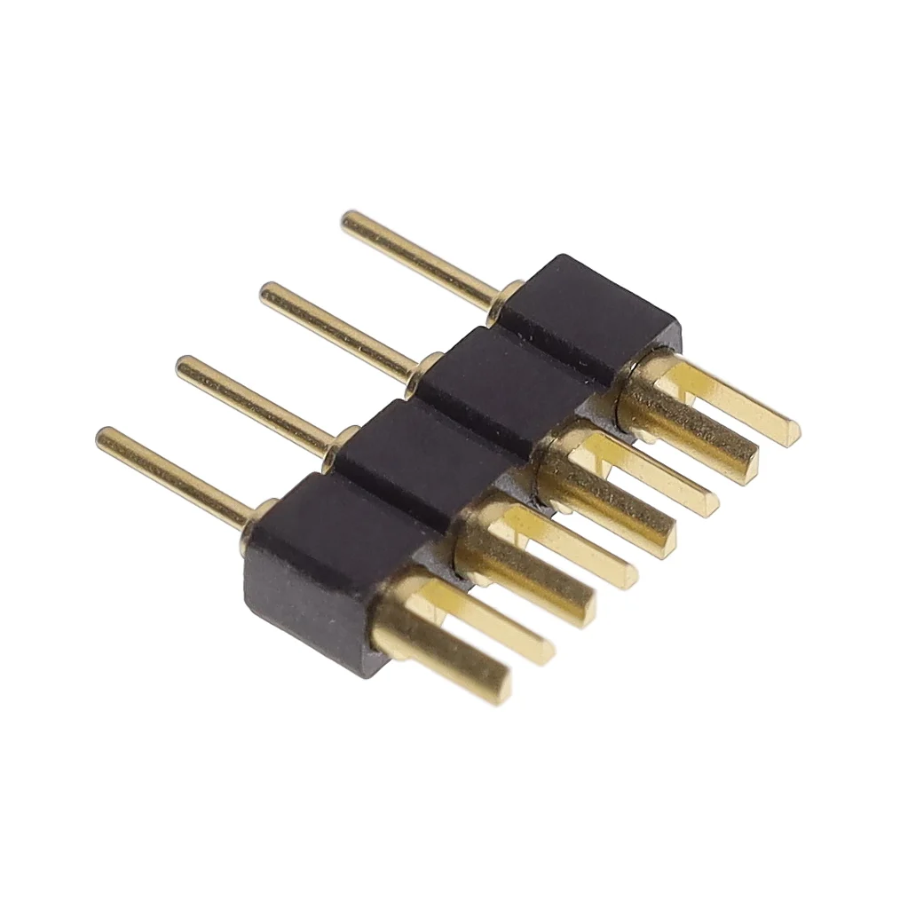 CONN HDR STRIP SLOT 4POS GOLD