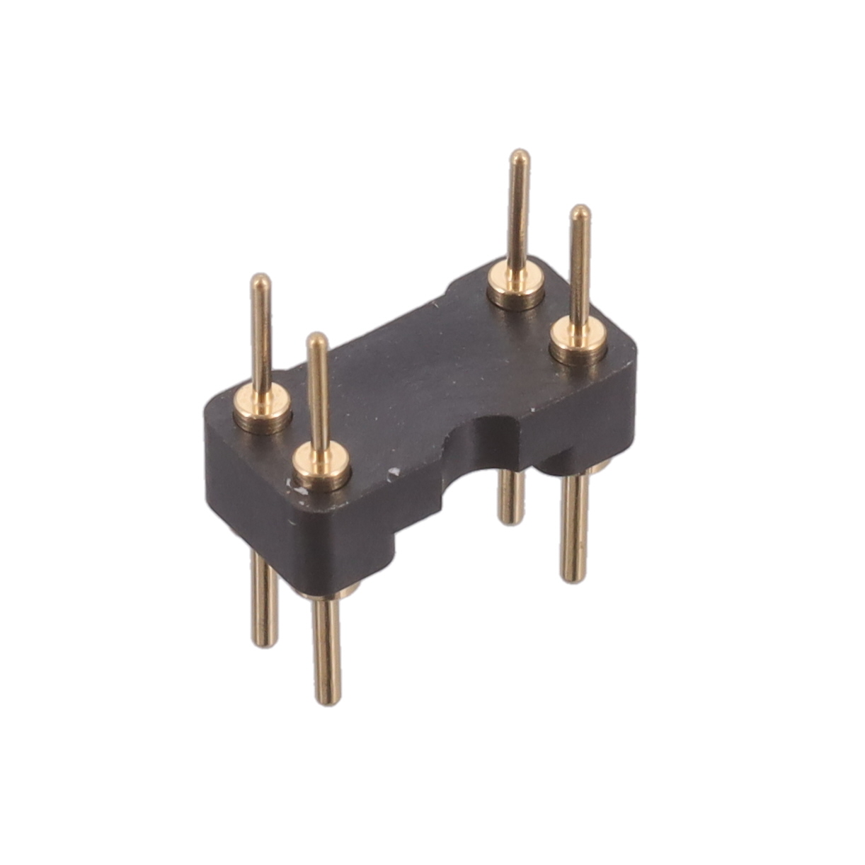 CONN HDR DIP POST 4POS GOLD