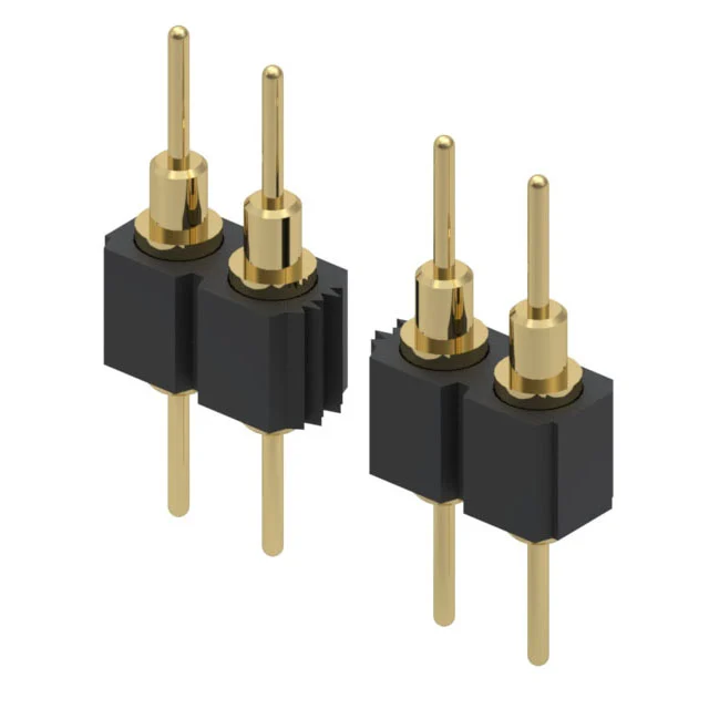 CONN HDR DIP POST 12POS GOLD