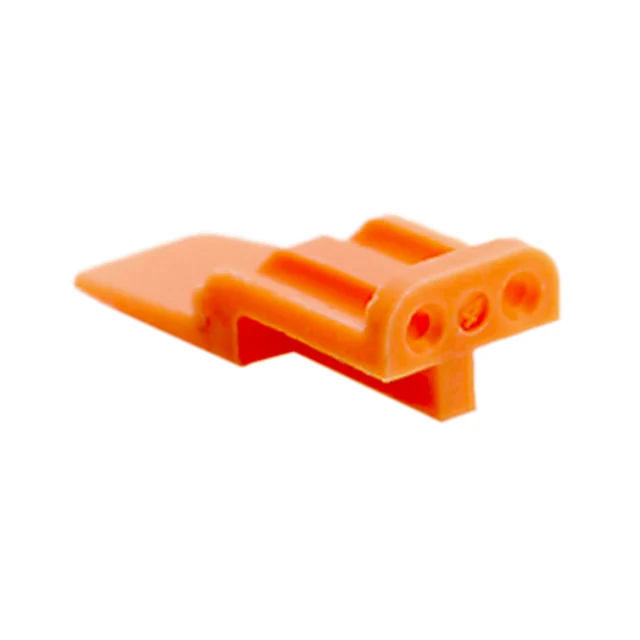 CONN PLUG WEDGE 2POS ORANGE