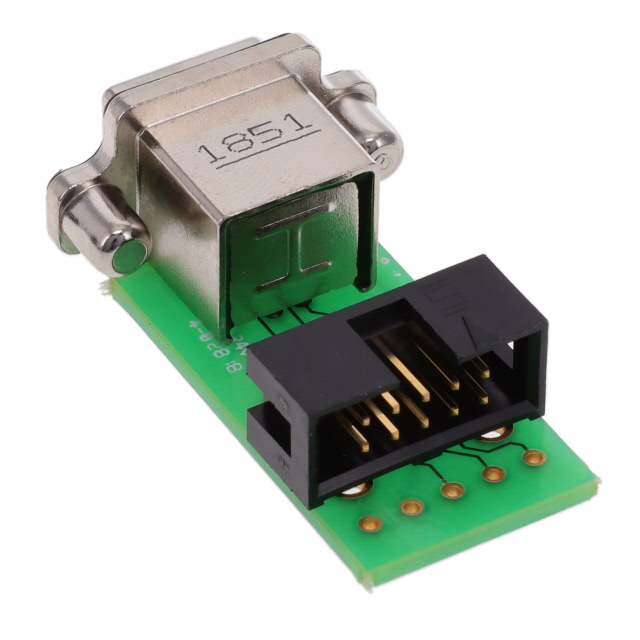 ADAPT USB B RCP TO RECT MALE 10P