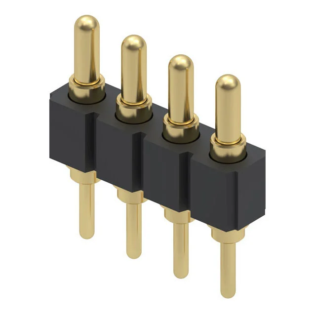 CONN SPRING PISTON 4POS PCB CONN SPRING PISTON 4POS PCB