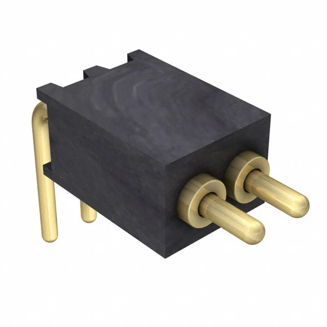 CONN SPRING PISTON 2POS R/A PCB