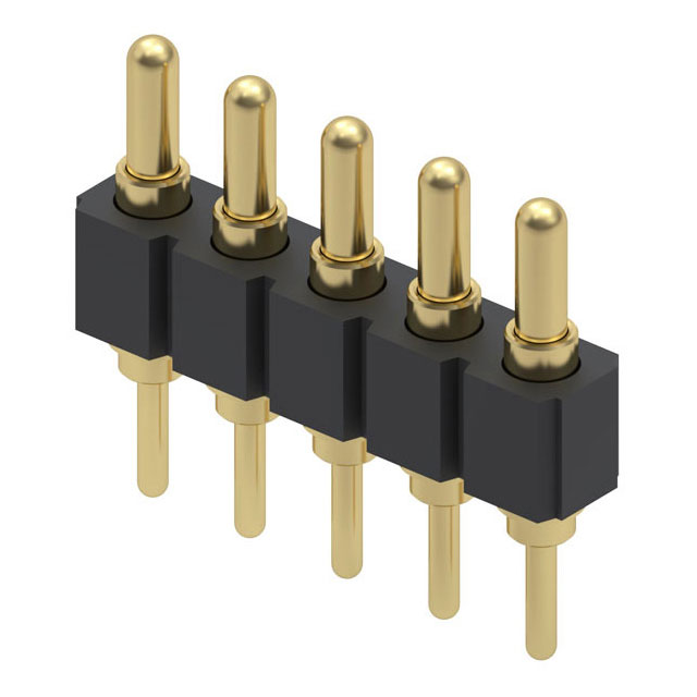CONN SPRING PISTON 5POS PCB CONN SPRING PISTON 5POS PCB