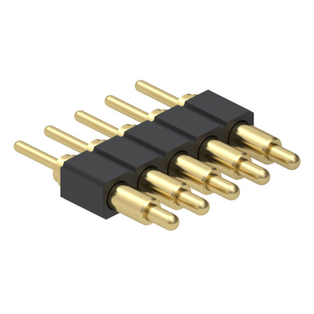 CONN SPRING PISTON 5POS PCB CONN SPRING PISTON 5POS PCB