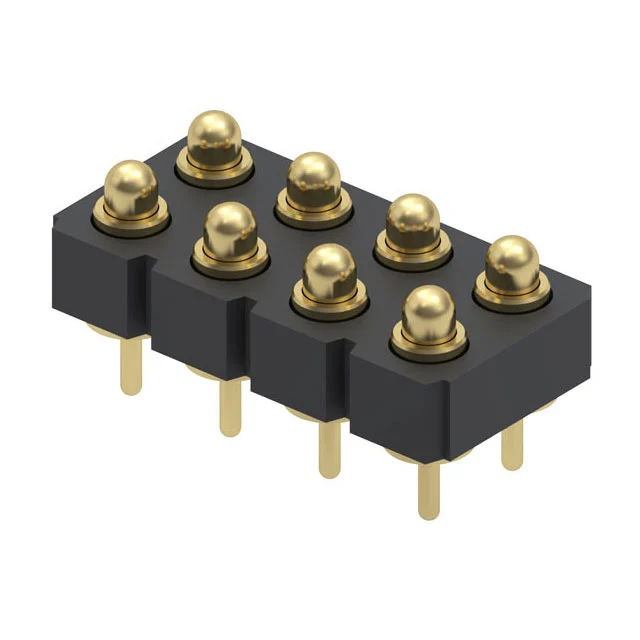 CONN SPRING PISTON 8POS PCB