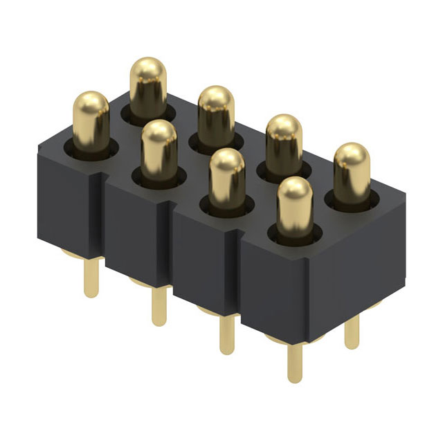 CONN SPRING PISTON 8POS PCB